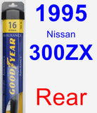 Rear Wiper Blade for 1995 Nissan 300ZX - Assurance