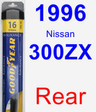 Rear Wiper Blade for 1996 Nissan 300ZX - Assurance