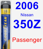 Passenger Wiper Blade for 2006 Nissan 350Z - Assurance