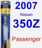 Passenger Wiper Blade for 2007 Nissan 350Z - Assurance