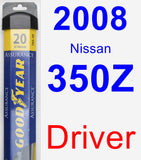 Driver Wiper Blade for 2008 Nissan 350Z - Assurance