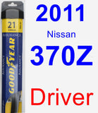 Driver Wiper Blade for 2011 Nissan 370Z - Assurance