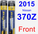 Front Wiper Blade Pack for 2015 Nissan 370Z - Assurance