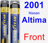 Front Wiper Blade Pack for 2001 Nissan Altima - Assurance