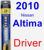 Driver Wiper Blade for 2010 Nissan Altima - Assurance