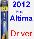 Driver Wiper Blade for 2012 Nissan Altima - Assurance
