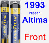 Front Wiper Blade Pack for 1993 Nissan Altima - Assurance