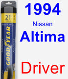 Driver Wiper Blade for 1994 Nissan Altima - Assurance