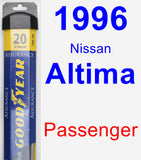 Passenger Wiper Blade for 1996 Nissan Altima - Assurance