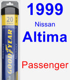 Passenger Wiper Blade for 1999 Nissan Altima - Assurance