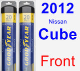 Front Wiper Blade Pack for 2012 Nissan Cube - Assurance