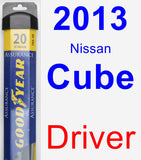 Driver Wiper Blade for 2013 Nissan Cube - Assurance