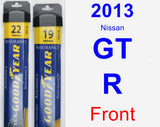 Front Wiper Blade Pack for 2013 Nissan GT-R - Assurance