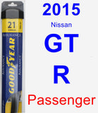 Passenger Wiper Blade for 2015 Nissan GT-R - Assurance