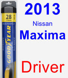 Driver Wiper Blade for 2013 Nissan Maxima - Assurance