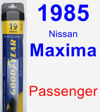 Passenger Wiper Blade for 1985 Nissan Maxima - Assurance