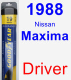 Driver Wiper Blade for 1988 Nissan Maxima - Assurance