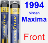 Front Wiper Blade Pack for 1994 Nissan Maxima - Assurance