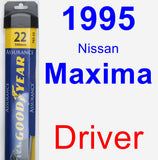 Driver Wiper Blade for 1995 Nissan Maxima - Assurance