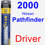 Driver Wiper Blade for 2000 Nissan Pathfinder - Assurance