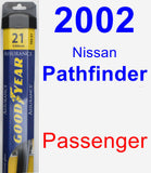 Passenger Wiper Blade for 2002 Nissan Pathfinder - Assurance