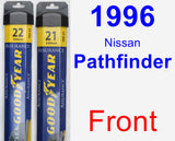 Front Wiper Blade Pack for 1996 Nissan Pathfinder - Assurance