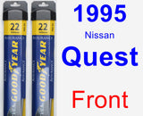 Front Wiper Blade Pack for 1995 Nissan Quest - Assurance