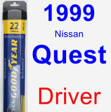 Driver Wiper Blade for 1999 Nissan Quest - Assurance