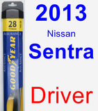Driver Wiper Blade for 2013 Nissan Sentra - Assurance
