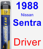 Driver Wiper Blade for 1988 Nissan Sentra - Assurance