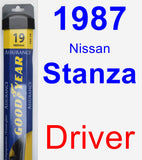 Driver Wiper Blade for 1987 Nissan Stanza - Assurance