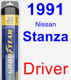 Driver Wiper Blade for 1991 Nissan Stanza - Assurance