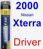 Driver Wiper Blade for 2000 Nissan Xterra - Assurance