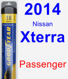 Passenger Wiper Blade for 2014 Nissan Xterra - Assurance