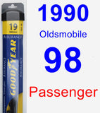 Passenger Wiper Blade for 1990 Oldsmobile 98 - Assurance