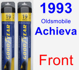 Front Wiper Blade Pack for 1993 Oldsmobile Achieva - Assurance