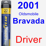 Driver Wiper Blade for 2001 Oldsmobile Bravada - Assurance