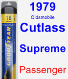 Passenger Wiper Blade for 1979 Oldsmobile Cutlass Supreme - Assurance