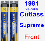 Front Wiper Blade Pack for 1981 Oldsmobile Cutlass Supreme - Assurance