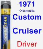 Driver Wiper Blade for 1971 Oldsmobile Custom Cruiser - Assurance