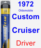 Driver Wiper Blade for 1972 Oldsmobile Custom Cruiser - Assurance