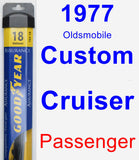 Passenger Wiper Blade for 1977 Oldsmobile Custom Cruiser - Assurance