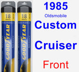 Front Wiper Blade Pack for 1985 Oldsmobile Custom Cruiser - Assurance