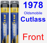 Front Wiper Blade Pack for 1978 Oldsmobile Cutlass - Assurance