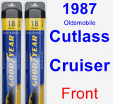 Front Wiper Blade Pack for 1987 Oldsmobile Cutlass Cruiser - Assurance