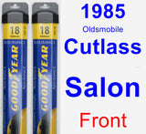 Front Wiper Blade Pack for 1985 Oldsmobile Cutlass Salon - Assurance