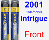 Front Wiper Blade Pack for 2001 Oldsmobile Intrigue - Assurance