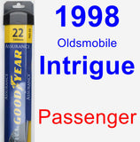 Passenger Wiper Blade for 1998 Oldsmobile Intrigue - Assurance