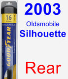 Rear Wiper Blade for 2003 Oldsmobile Silhouette - Assurance