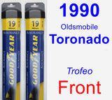 Front Wiper Blade Pack for 1990 Oldsmobile Toronado - Assurance